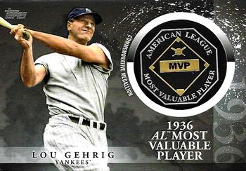 2023 Topps Update - MVP Medallion #MVP-LG Lou Gehrig Front