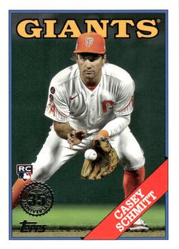 2023 Topps Update - 1988 Topps Baseball 35th Anniversary #88US-15 Casey Schmitt Front