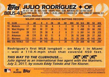 2023 Topps Update - 1988 Topps Baseball 35th Anniversary #88US-43 Julio Rodríguez Back