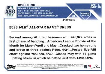 2023 Topps Update - 2023 All-Star Game #ASG-14 Josh Jung Back