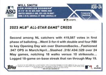 2023 Topps Update - 2023 All-Star Game #ASG-24 Will Smith Back