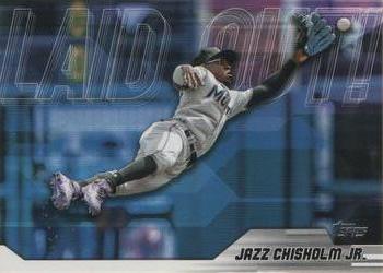 2023 Topps Update - Laid Out #LO-1 Jazz Chisholm Jr. Front