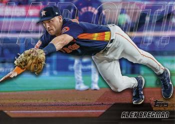 2023 Topps Update - Laid Out Black #LO-15 Alex Bregman Front