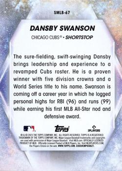 2023 Topps Update - Stars of MLB #SMLB-67 Dansby Swanson Back