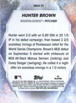 2023 Topps Update - Stars of MLB #SMLB-73 Hunter Brown Back