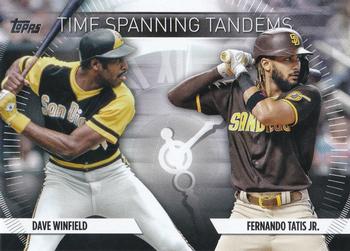 2023 Topps Update - Time Spanning Tandems #TS-13 Fernando Tatis Jr. / Dave Winfield Front