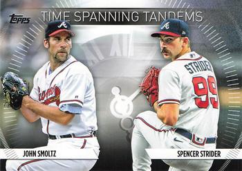 2023 Topps Update - Time Spanning Tandems #TS-19 Spencer Strider / John Smoltz Front