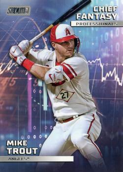 2023 Stadium Club - Chief Fantasy Professionals #CFPRO-1 Mike Trout Front