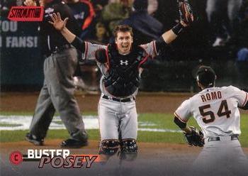 2023 Stadium Club - Red Foil #189 Buster Posey Front