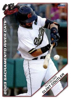 2023 Choice Sacramento River Cats #07 Clint Coulter Front