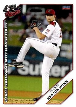 2023 Choice Sacramento River Cats #33 Keaton Winn Front