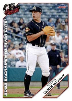 2023 Choice Sacramento River Cats #34 Chris Wright Front