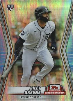 2023 Topps International Trading Card Day Detroit Tigers #DET-1 Riley Greene Front