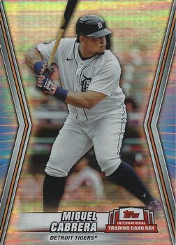 2023 Topps International Trading Card Day Detroit Tigers #DET-3 Miguel Cabrera Front
