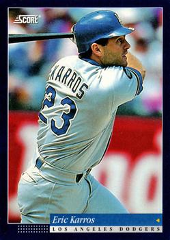 1994 Score #26 Eric Karros Front