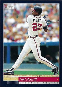 1994 Score #82 Fred McGriff Front