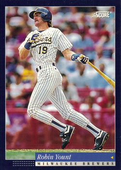 1994 Score #13 Robin Yount Front
