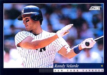 1994 Score #216 Randy Velarde Front