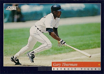 1994 Score #268 Gary Thurman Front