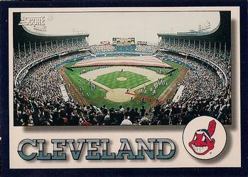 1994 Score #321 Cleveland Indians Front