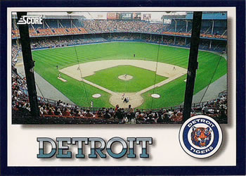 1994 Score #322 Detroit Tigers Front