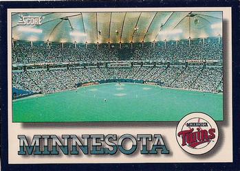1994 Score #325 Minnesota Twins Front