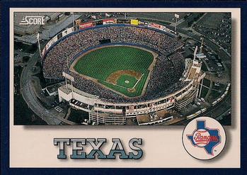 1994 Score #329 Texas Rangers Front