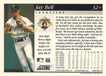 1994 Score #32 Jay Bell Back