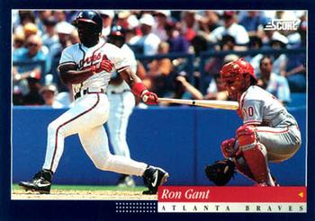 1994 Score #332 Ron Gant Front