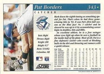Pat Borders Cards  Trading Card Database