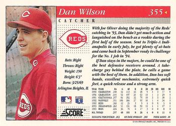 1994 Score #355 Dan Wilson Back