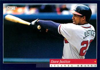 1994 Score #422 Dave Justice Front