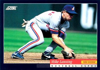1994 Score #488 Mike Lansing Front