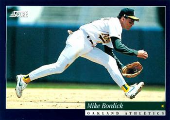 1994 Score #491 Mike Bordick Front