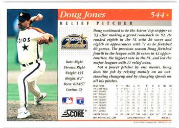 1994 Score #544 Doug Jones Back