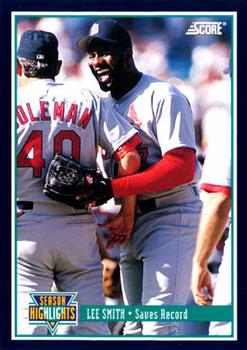 1994 Score #627 Lee Smith Front