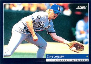 1994 Score #80 Cory Snyder Front