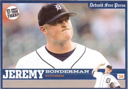2006 Detroit Free Press Detroit Tigers #3 Jeremy Bonderman Front
