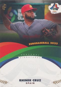2023 Legendary Cards WBSC Eurobaseball 2023 #63 Rhiner Cruz Front