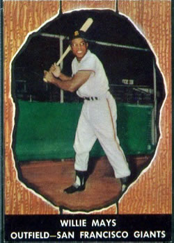 1958 Hires Root Beer #25 Willie Mays Front
