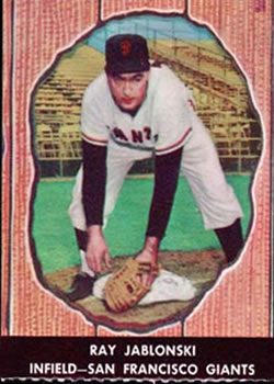 1958 Hires Root Beer #35 Ray Jablonski Front