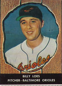 1958 Hires Root Beer #48 Billy Loes Front