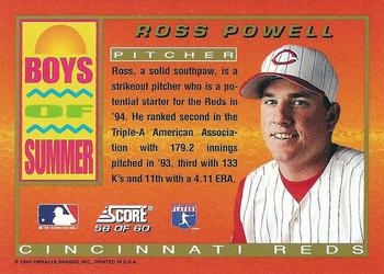 1994 Score - Boys of Summer #56 Ross Powell Back