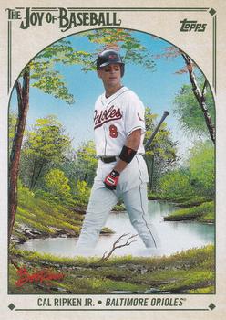 2023 Topps x Bob Ross: The Joy of Baseball #4 Cal Ripken Jr. Front