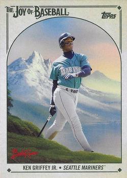2023 Topps x Bob Ross: The Joy of Baseball #40 Ken Griffey Jr. Front
