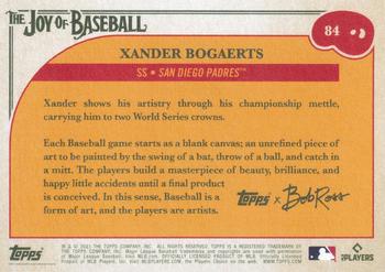2023 Topps x Bob Ross: The Joy of Baseball #84 Xander Bogaerts Back