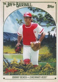 2023 Topps x Bob Ross: The Joy of Baseball #87 Johnny Bench Front
