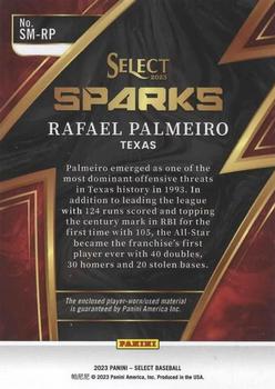 2023 Panini Select - Sparks Material #SM-RP Rafael Palmeiro Back