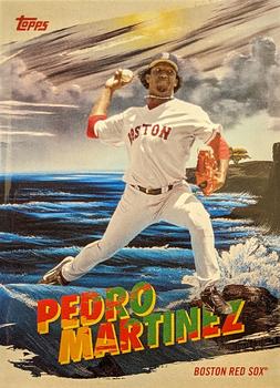 2023 Topps x Bob Ross: The Joy of Baseball - Painting the Corners #PC-2 Pedro Martinez Front