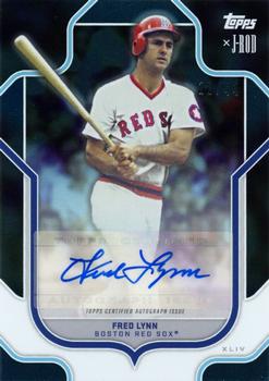 2023 Topps x J-Rod The Show Out Collection - Base Autographs J-Rod Blue #70-A Fred Lynn Front
